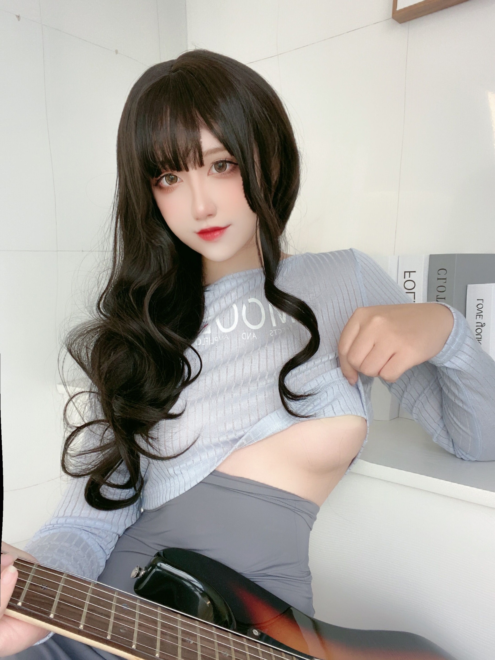 图片[1]-九曲Jean –  NO.061 吉他妹妹自拍 [40P]-XikXak